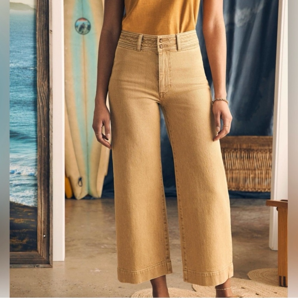 Faherty Harbor Crop Jeans